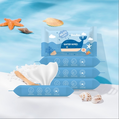 EDI Pure Water Baby Chusteczki 99 5 Pure Water Chusteczki OEM 60 pulls Jednorazowe chusteczki nawilżane