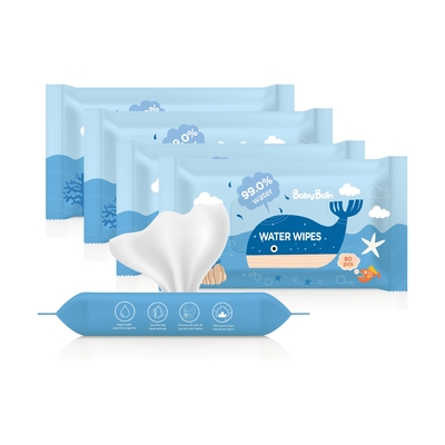EDI Pure Water Baby Chusteczki 99 5 Pure Water Chusteczki OEM 60 pulls Jednorazowe chusteczki nawilżane