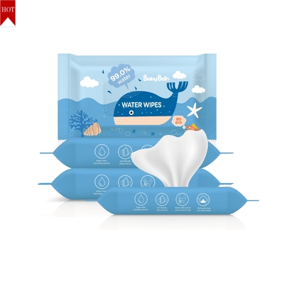 EDI Pure Water Baby Chusteczki 99 5 Pure Water Chusteczki OEM 60 pulls Jednorazowe chusteczki nawilżane