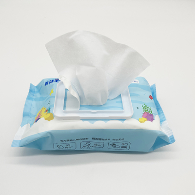 ISO Non Woven Free Sample Cleaning Jednorazowa wilgotna chusteczka bezzapachowa dla dziecka