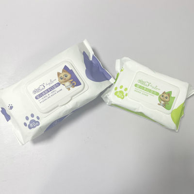 Wet Tissue 80 ciągnie miękkie nietkane chusteczki dla niemowląt z pokrywką