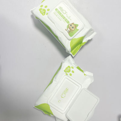 Wet Tissue 80 ciągnie miękkie nietkane chusteczki dla niemowląt z pokrywką