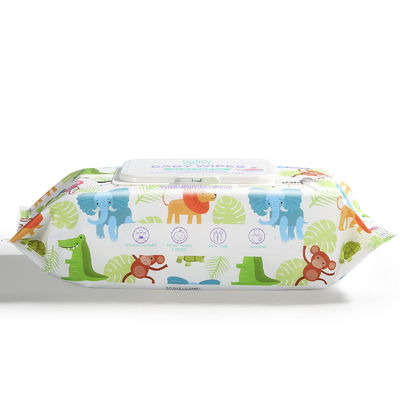 Mokra chusteczka 80 sztuk Miękkie nietkane chusteczki dla niemowląt z pokrywką dla niemowląt