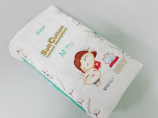 Stock Lot pieluchy dla niemowląt pieluchy Super miękka absorpcja jednorazowa pielucha dla niemowląt