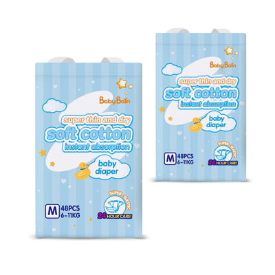 3D Anti Leak Non Woven Jednorazowe pieluchy dla niemowląt Miękkie oddychające