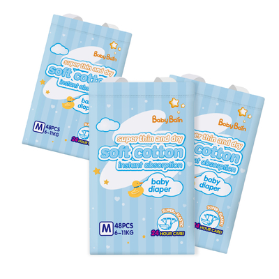 3D Anti Leak Non Woven Jednorazowe pieluchy dla niemowląt Miękkie oddychające