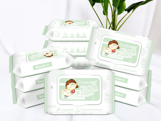 Factory Direct Sales Jednorazowe Body Organic Custom Logo do czyszczenia rąk Chusteczki nawilżane do czyszczenia niemowląt z bezpłatnymi próbkami