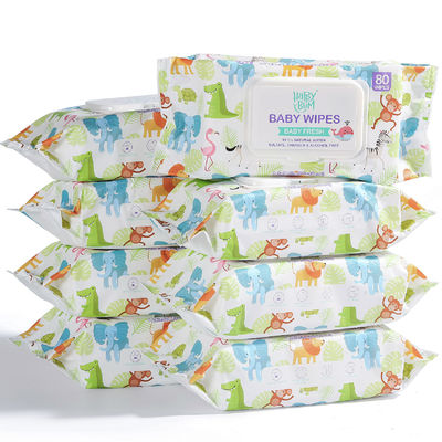 Baby Organic Ultra Softly Jednorazowe chusteczki nawilżane Bez alkoholu Dostosowane OEM