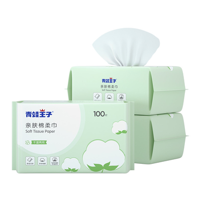 Jednorazowe chusteczki oczyszczające Baby Soft 100% Cotton Baby Dry Chusteczki do skóry wrażliwej