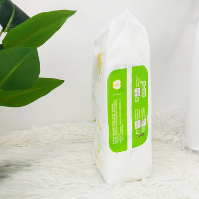 Zielona jednorazowa pielucha dla niemowląt ADL Dry Soft z magicznymi taśmami