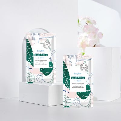 Niestandardowe jednorazowe chusteczki nawilżane z włókniny typu spunlace