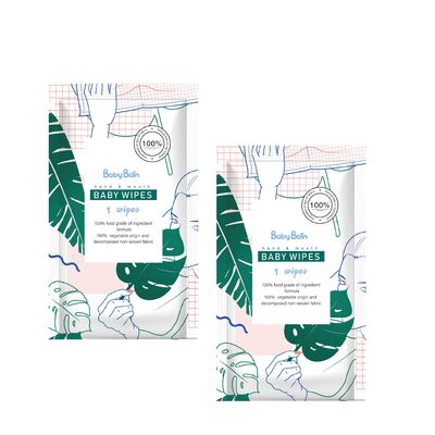 Niestandardowe jednorazowe chusteczki nawilżane z włókniny typu spunlace