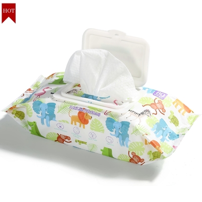 Baby Wipe Natural Organic Sensitive Flushable 80 szt. Mokra chusteczka higieniczna