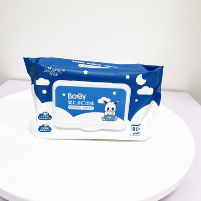 Biodegradowalne chusteczki dla niemowląt OEM Best Formula do czyszczenia rąk i twarzy