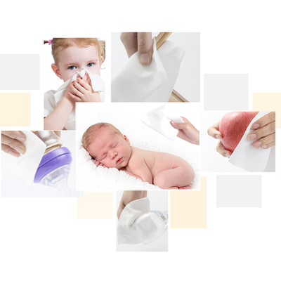 Wysokiej jakości bawełniane chusteczki bezzapachowe Biodegradowalne chusteczki nawilżane dla niemowląt o oryginalnym zapachu