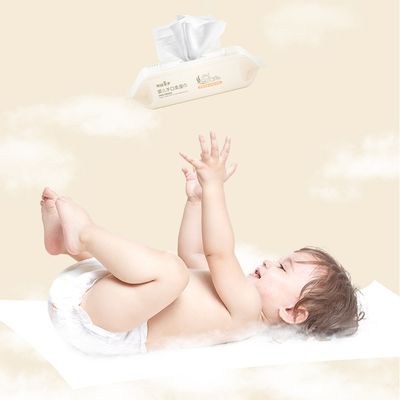 Oem Custom Bio-degradable Baby Przenośne chusteczki do wycierania na mokro Private Label 80 sztuk chusteczek wodnych