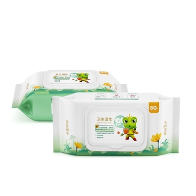 Organiczna naturalna woda Hipoalergiczne chusteczki nawilżane dla niemowląt Bambus Biodegradowalny