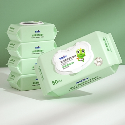 Organiczna naturalna woda Hipoalergiczne chusteczki nawilżane dla niemowląt Bambus Biodegradowalny
