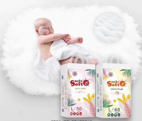 Super Dry Kids Popularna jednorazowa pielucha dla niemowląt z płóciennym podkładem