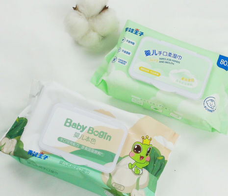 Niestandardowe chusteczki nawilżane dla niemowląt Bezpłatne próbki Chusteczki nawilżane dla niemowląt Organic Baby Wipes