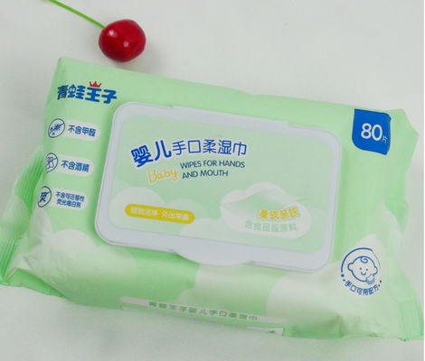Niestandardowe chusteczki nawilżane dla niemowląt Bezpłatne próbki Chusteczki nawilżane dla niemowląt Organic Baby Wipes