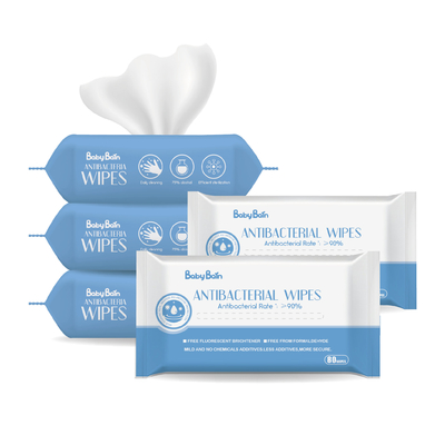 Spunlace Nonwoven delikatnie czyści skórę twarzy Jednorazowe chusteczki bez osłony dla dorosłych