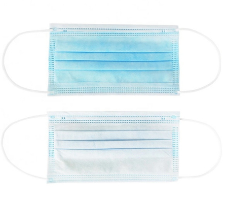 Jednorazowa maska ​​​​na twarz klasy farmaceutycznej Elastyczna pętla na ucho 17,5 x 9,5 cm