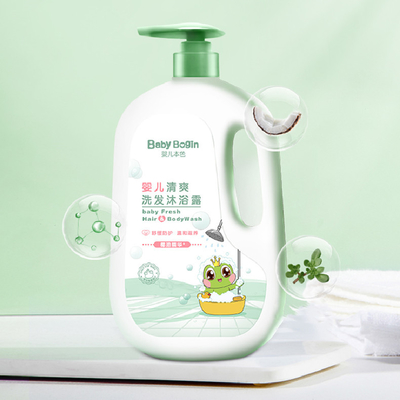 Pielęgnacja włosów Nawilżający organiczny szampon dla niemowląt 2 w 1 Głęboko oczyszczający Private Label