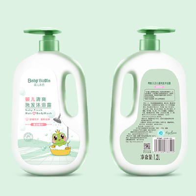 Pielęgnacja włosów Nawilżający organiczny szampon dla niemowląt 2 w 1 Głęboko oczyszczający Private Label