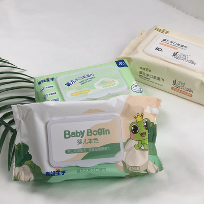 Eco Friendly Comfort Biodegradowalne jednorazowe chusteczki nawilżane dla niemowląt i dorosłych